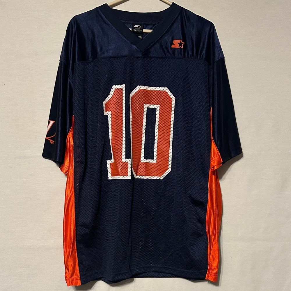 STARTER Men's UVA Dark Blue and Bright Orange Jersey